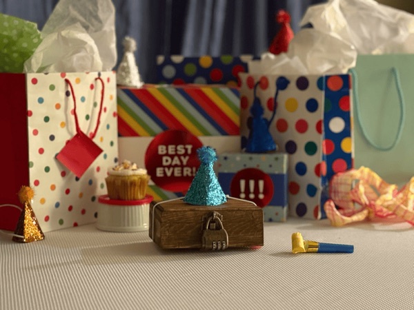 Birthday gift reveal